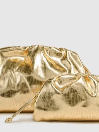 Gold Clutch Bag