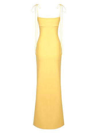 Yellow Bandage luxe Dress